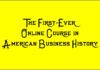 The First Zoom Course on American Business History